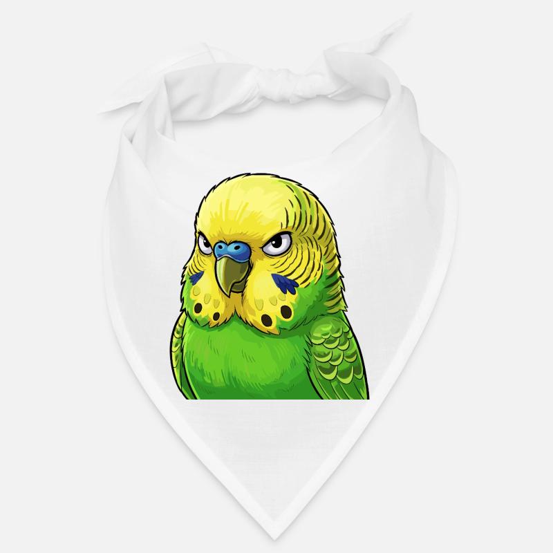 Jaune vert perruche vibrant Bandana