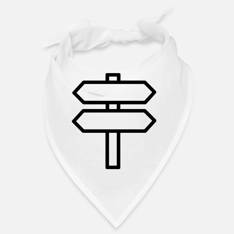 Direction sign Bandana