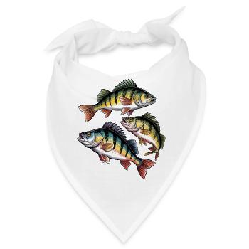 Barsch Motiv - Bandana - Weiß - Vorne