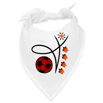 Fußball Event - Bandana - Weiß - Vorne