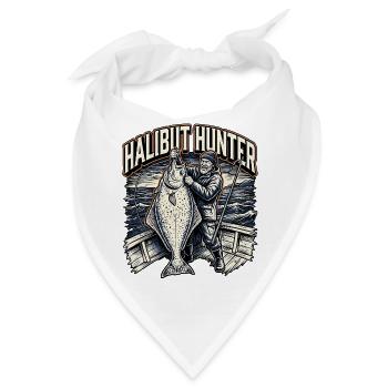 Old Halibut Hunter - Bandana - Weiß - Vorne