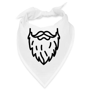 Beard - Bandana - Weiß - Vorne