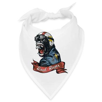 Road Ranger Gorilla - Bandana - Weiß - Vorne