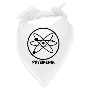 Physikerin - Bandana - Weiß - Vorne