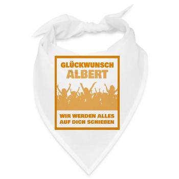 Kollege Albert - Bandana - Weiß - Vorne