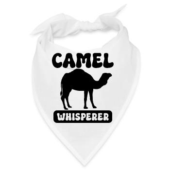 Kamel Flüsterer - Bandana - Weiß - Vorne