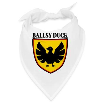 Heraldische Ente auf dem gelben Schild - Bandana - Weiß - Vorne