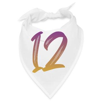 12 - Bandana - Weiß - Vorne