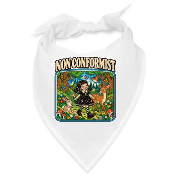 Nonkonformistische Wald-Lolita - Bandana - Weiß - Vorne
