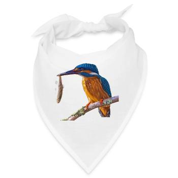 kingfisher eisvogel - Bandana - Weiß - Vorne