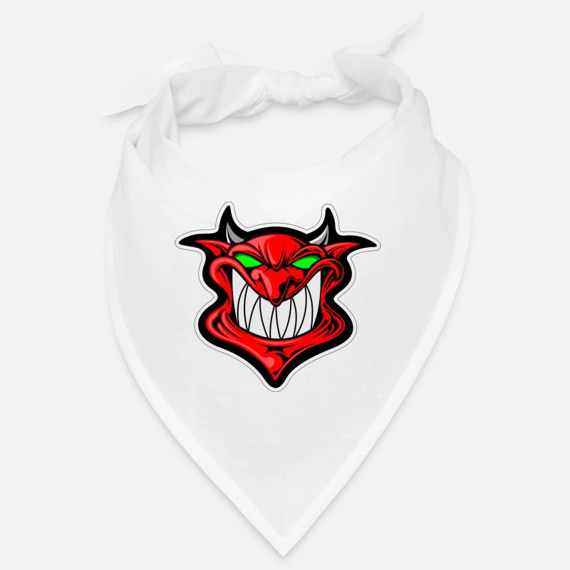 Teufel Teuflisch Dämon Demon Dämonisch Icon Kopf Bandana