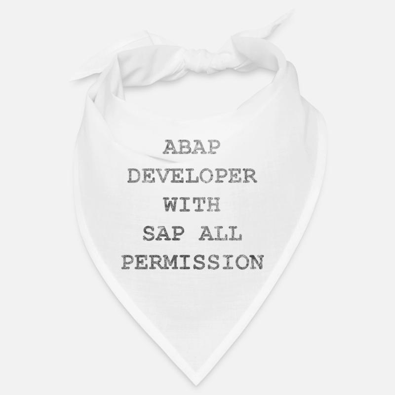 ABAP SAP Developer! idée cadeau Bandana