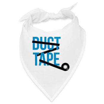 duct tape Klebeband - Bandana - Weiß - Vorne