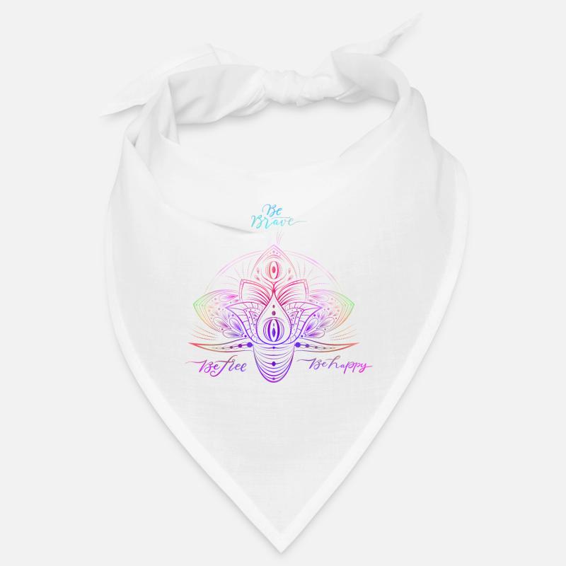 Buntes Sparkle Mandala Muster Bandana