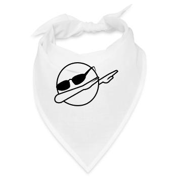 Dab Emoji - Bandana - Weiß - Vorne