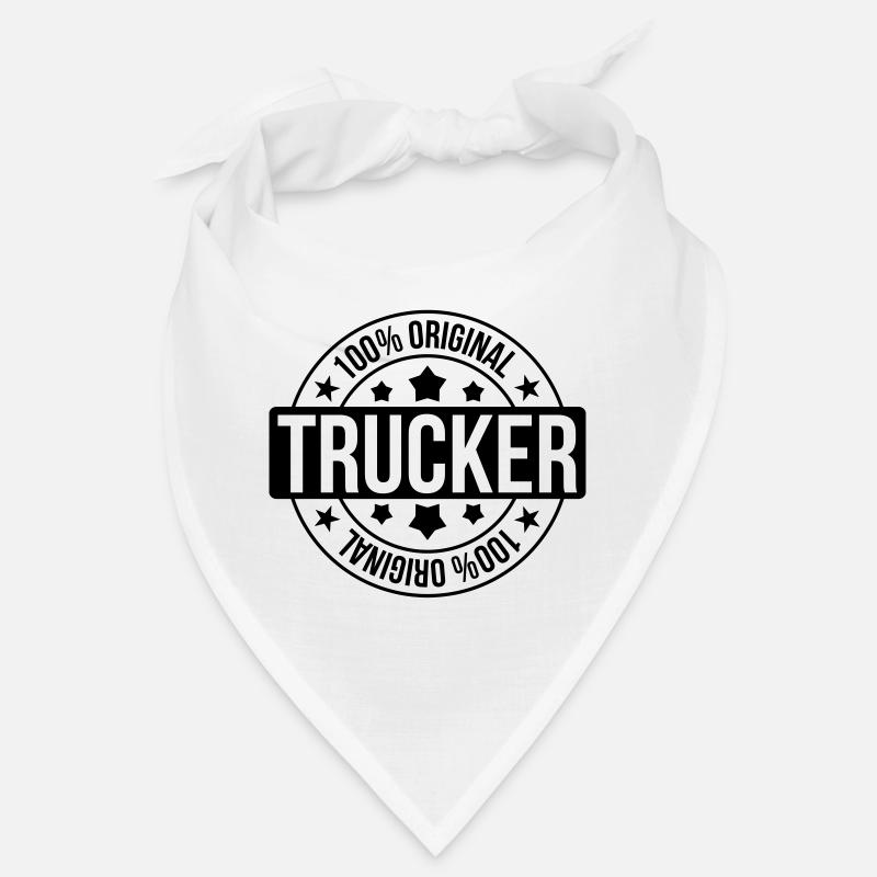 Trucker - Bandana - blanc