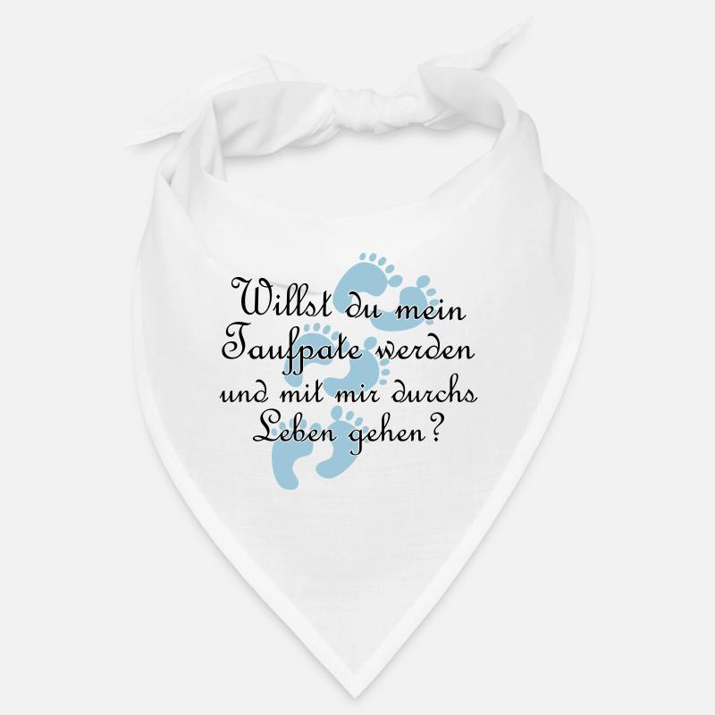 Taufpate Pate Gedi Farbe frei wählbar Geschenk Bandana