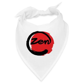 Zen - Bandana - Weiß - Vorne