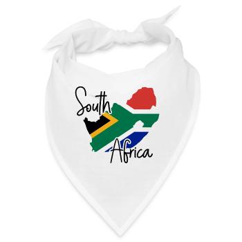 Südafrika - Bandana - Weiß - Vorne