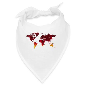 Erde - Bandana - Weiß - Vorne