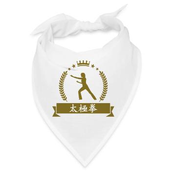 Taijiquan / Tai-Chi Chuan / Tai Chi / Tai-Chi - Bandana - Weiß - Vorne