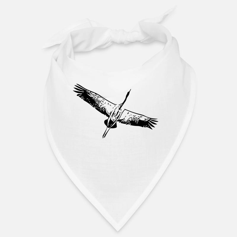 Héron oiseau en vol Bandana