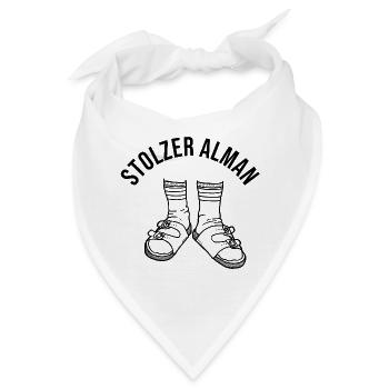 Stolzer Alman - Bandana - Weiß - Vorne