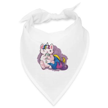Kitty Katacorn Teatime - Bandana - Weiß - Vorne