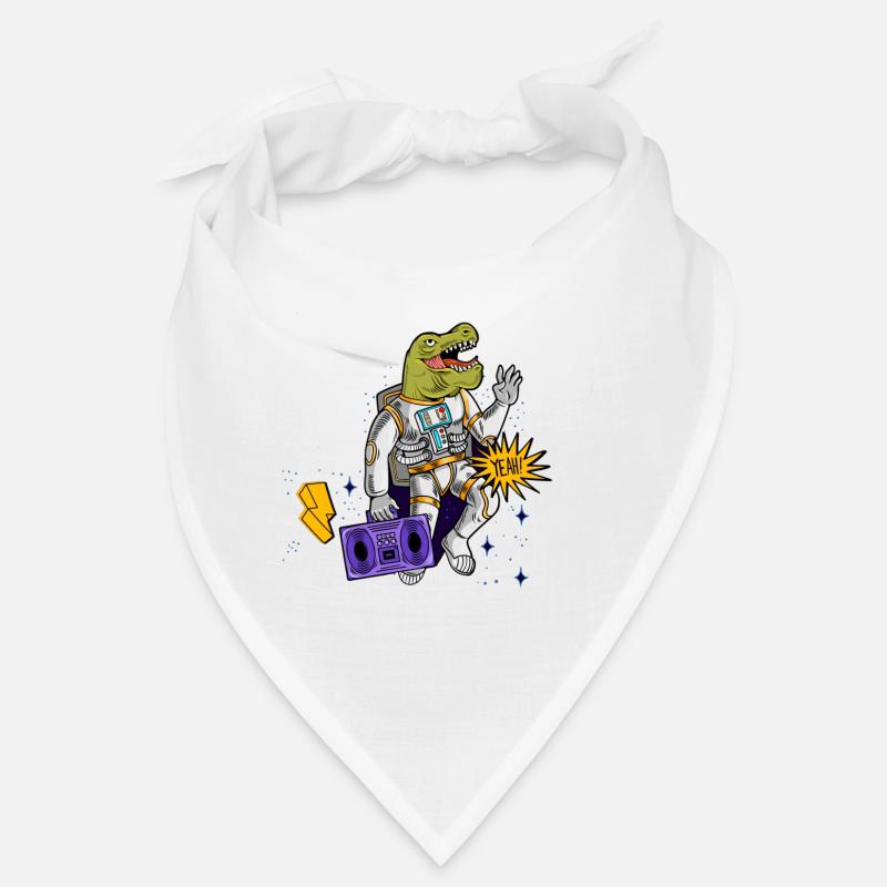 Dino Astronaut avec magnétophone à cassettes Bandana