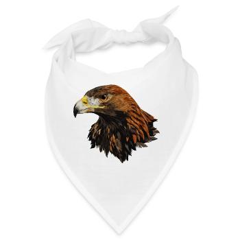 Steinadler - Bandana - Weiß - Vorne