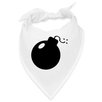 BOMBE - Bandana - Weiß - Vorne