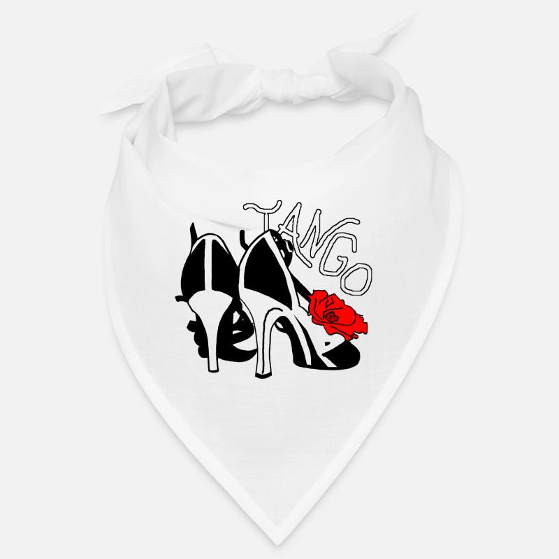 Tango - my passion! Dance! Dance! - Bandana - white