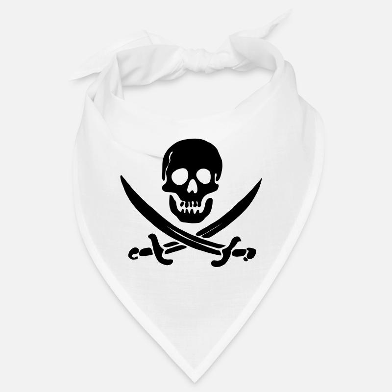 Crâne de crâne de drapeau pirate Bandana
