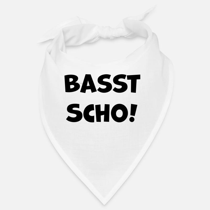 Basst Scho - Bandana - Weiß