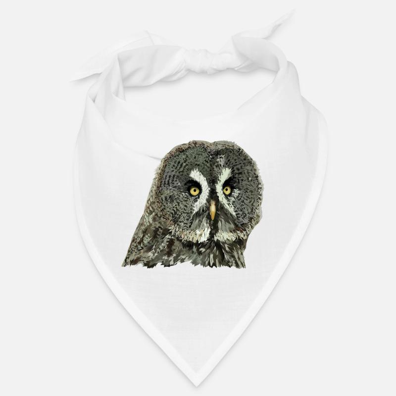 Gray owl Bandana