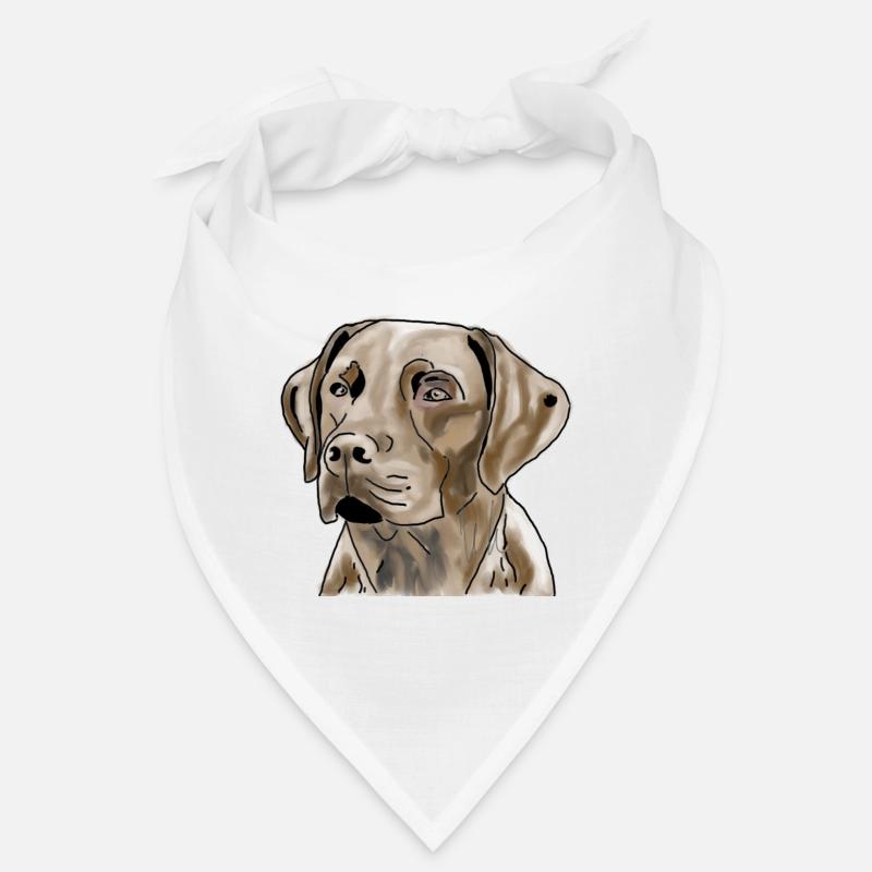 Labrador - Bandana - blanc