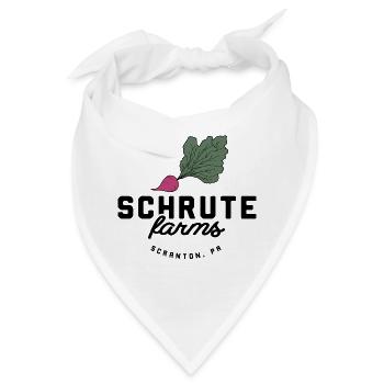 Schrute Farms Rüben - Bandana - Weiß - Vorne