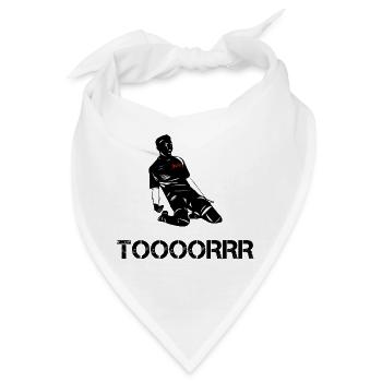 Tor Toooorrr Fußball Fußballer - Bandana - Weiß - Vorne