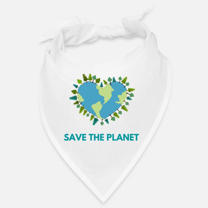 Save The Planet ! - Bandana - blanc
