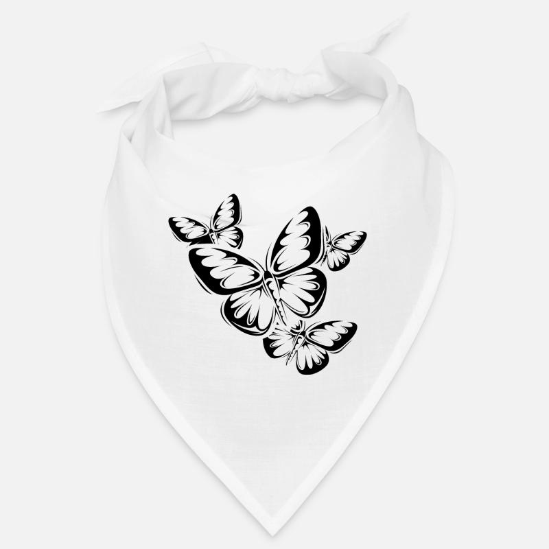 Illustration d’icône de la nature de vol de papillon Bandana