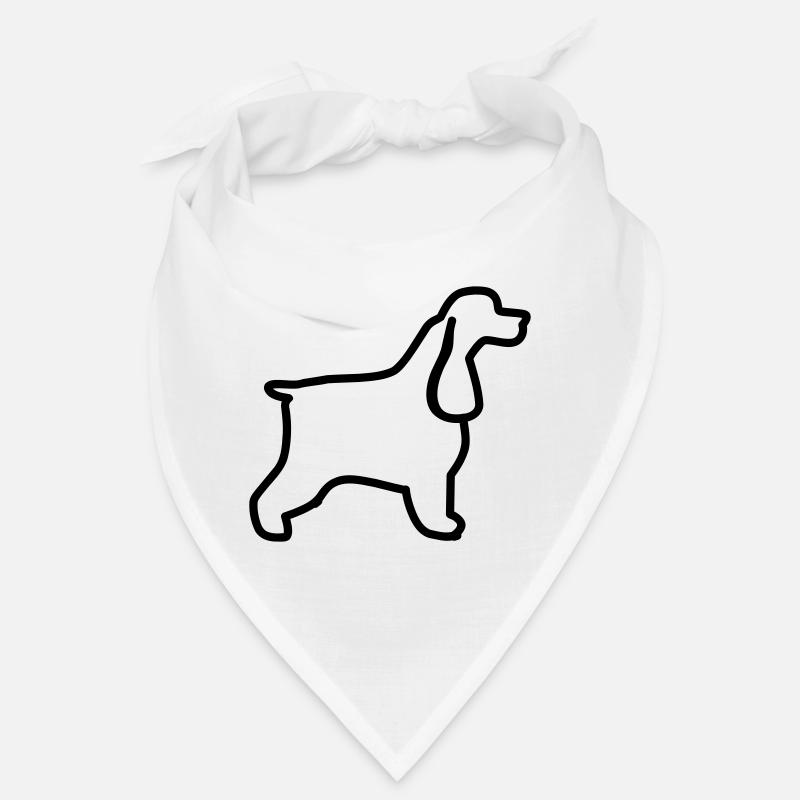 Plan cocker anglais Bandana