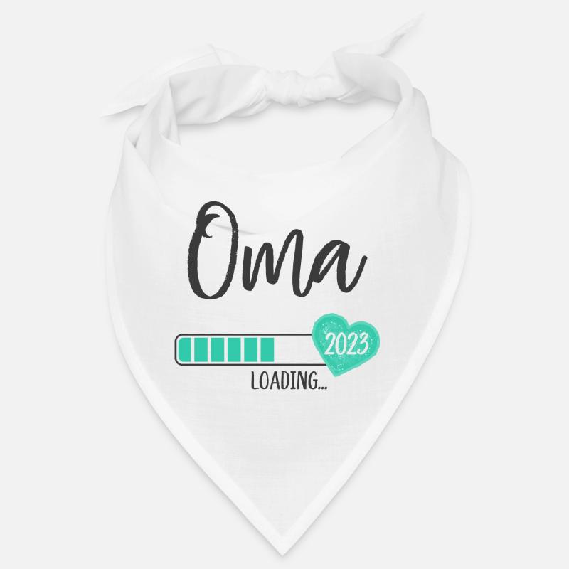 Oma Loading 2023 Herz Junge Werdende Großmutter Bandana