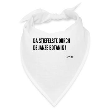 Berliner Schnauze - Bandana - Weiß - Vorne