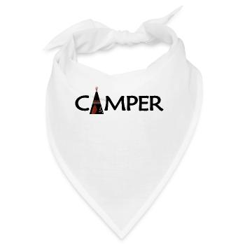 camping indianerzelt outdoor zelten - Bandana - Weiß - Vorne