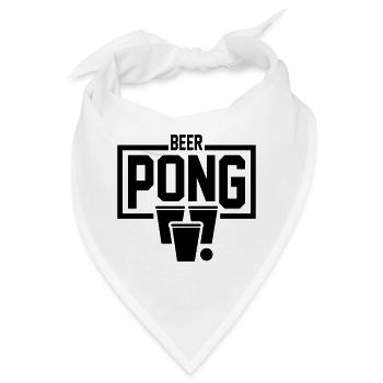 Beer Pong Frame - Bandana - Weiß - Vorne