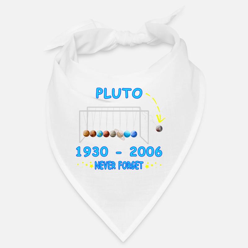 Never Forget Pluto Funny Planet Pluto Bandana