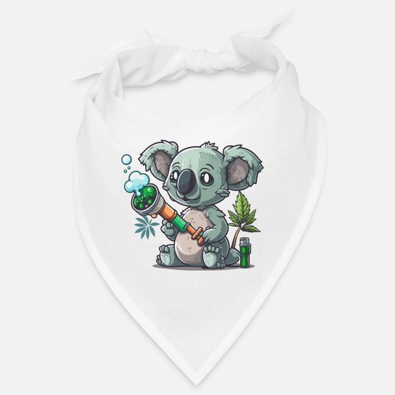 Bong-blasender Koala Bandana