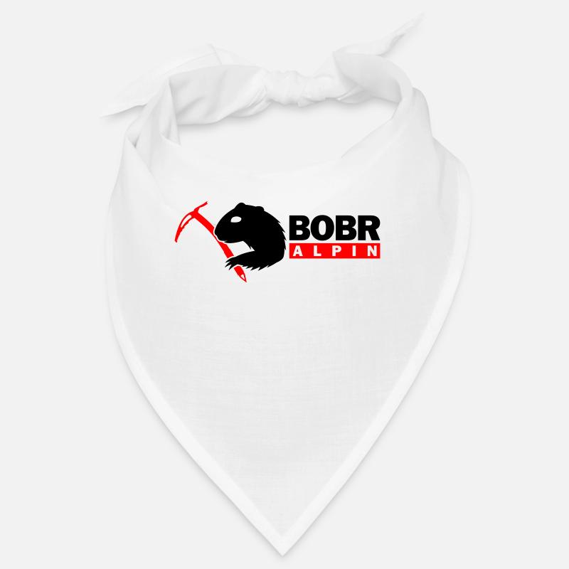 Bobr Alpin Logo Dunkel 2 Bandana