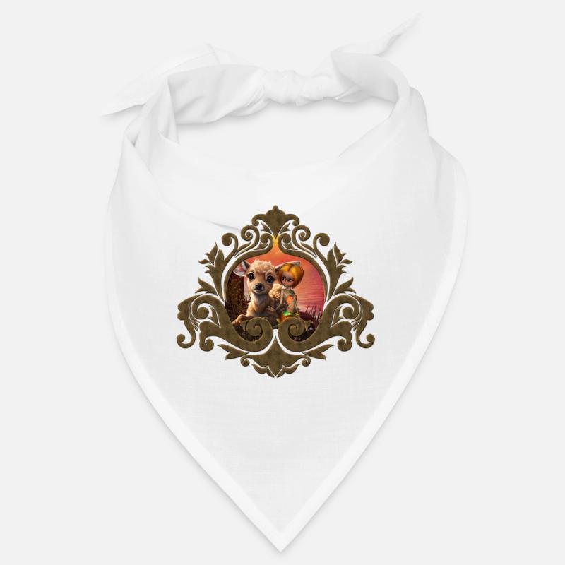 La petite fée et le faon mignon Bandana