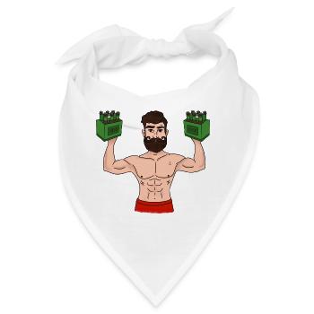 Sixpack Träger - Bandana - Weiß - Vorne